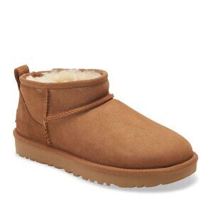 UGG 8 Classic Ultra Mini Women's Shoe Sheepskin Suede Winter Boots Fur